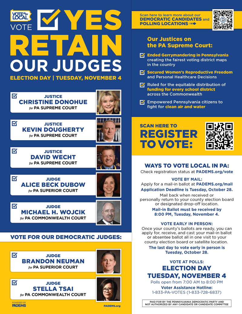 2025 Judicial Retention Success - Mission Accomplished